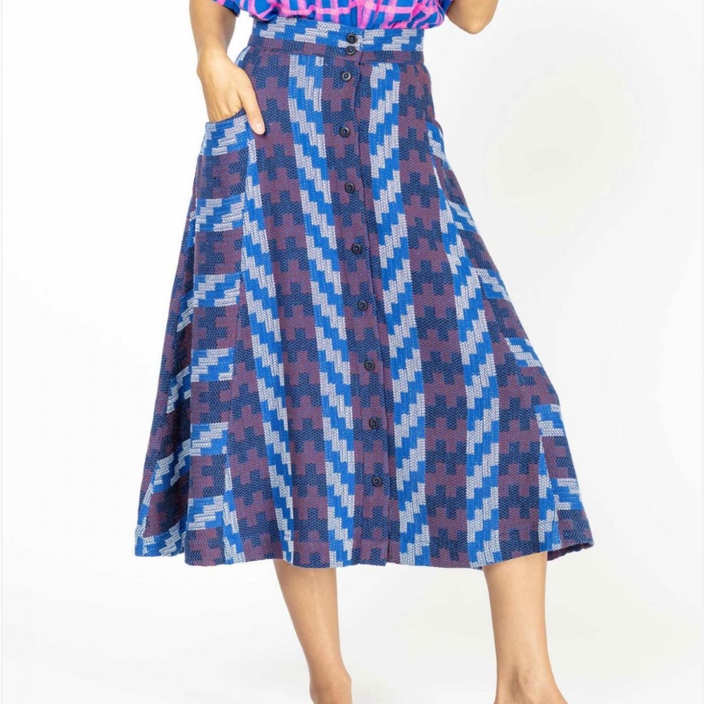 NWOT Ace & Jig Gertie Skirt in Puzzle